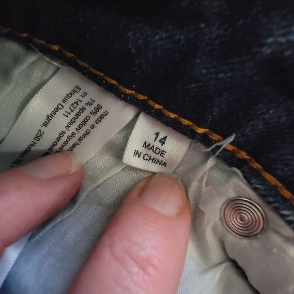 Eloquii Wide leg jeans 👖 'NWT' 14/16 - Picture 6 of 14